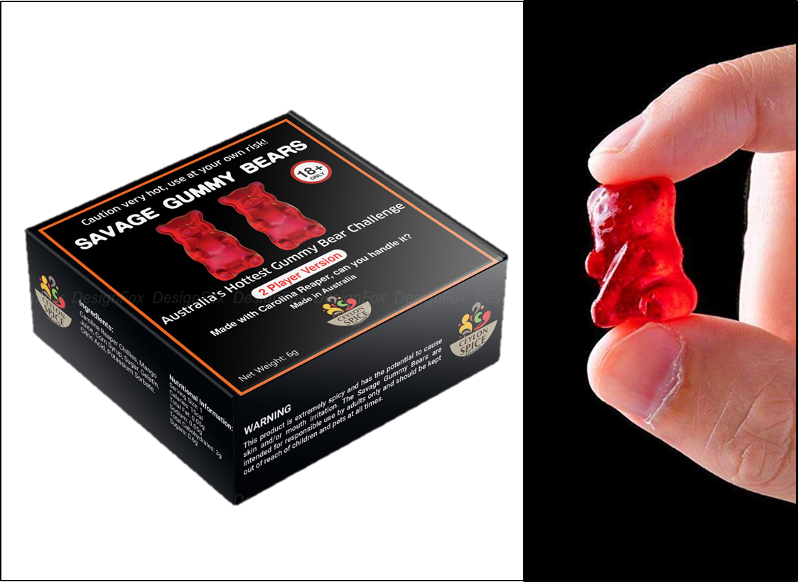 Big Bear Gummy - Carolina Reaper 4/pk