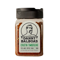 Danny Balboa's Crustin Timbarlake Tex Mex Spice Rub. 150g jar.