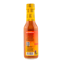 Hot Ones Los Calientes Rojo Hot Sauce (side view, barcode, QR code)