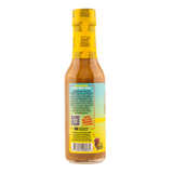 Hot Ones Los Calientes VERDE Hot Sauce (side view, barcode, QR code)