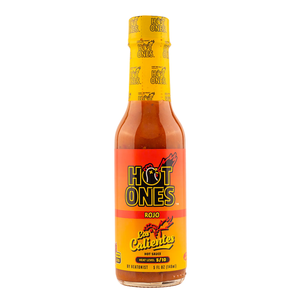 Hot Ones Los Calientes Rojo Hot Sauce (front view)